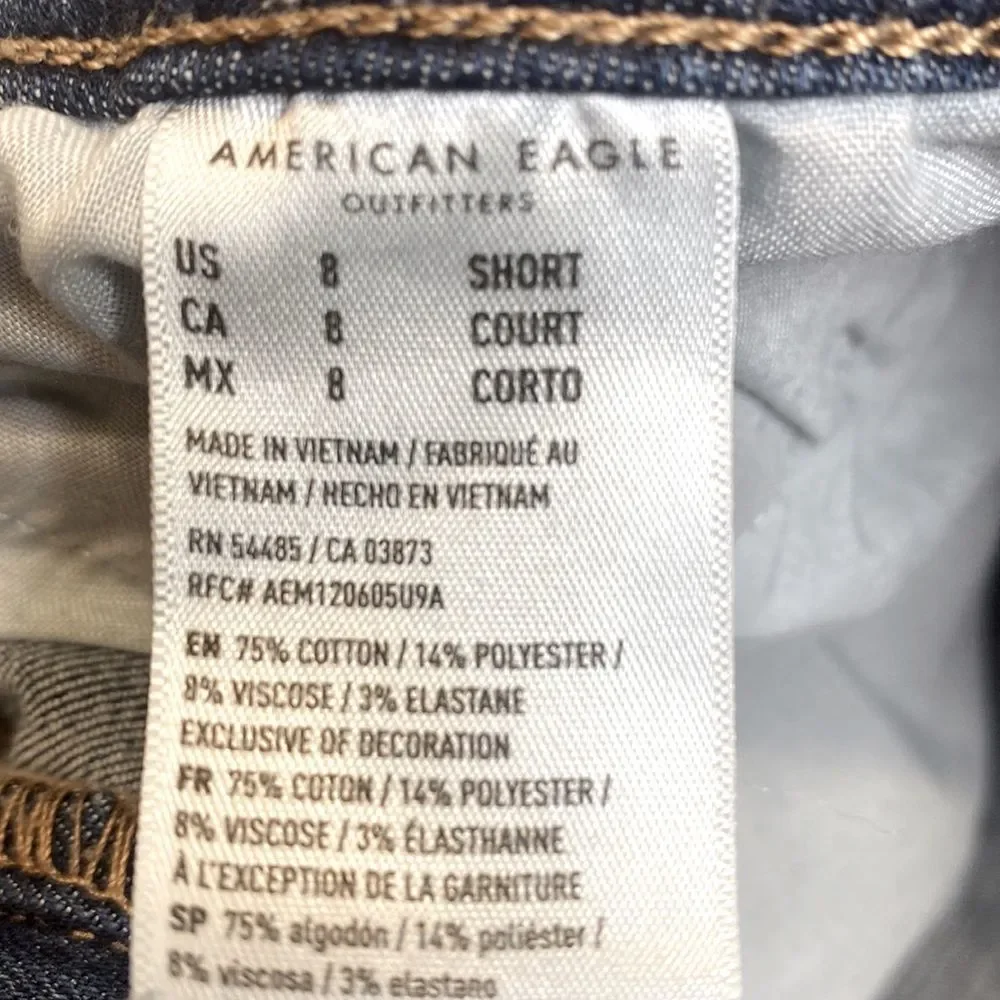 American Eagle Curvy Jegging Jeans Short - Picture 7 of 7